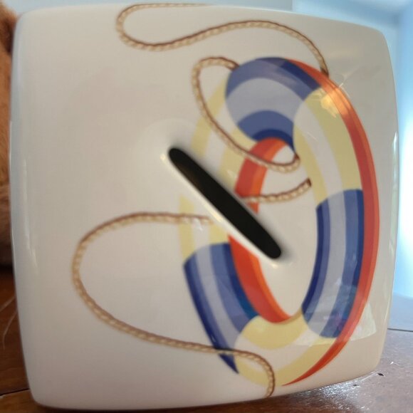 4 Piece Tiffany Baby Dish Set- EUC- Seashore Collection w/ Tiffany Box - Picture 6 of 10